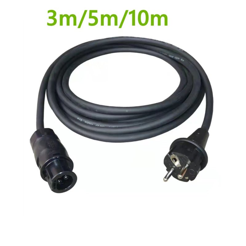 Deye Grid Tie Micro Inverter AC Power Cable Betteri BC01 to Schuko plug 3x2.5mm² 3m 5m 10m - Xtrusion Overland
