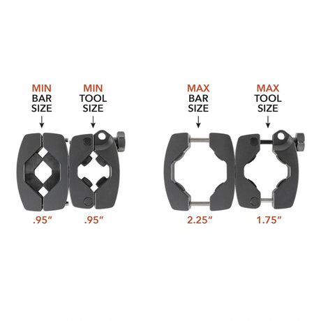 DMOS Full Mounty Shovel/Axe Roll Bar Mount - Xtrusion Overland