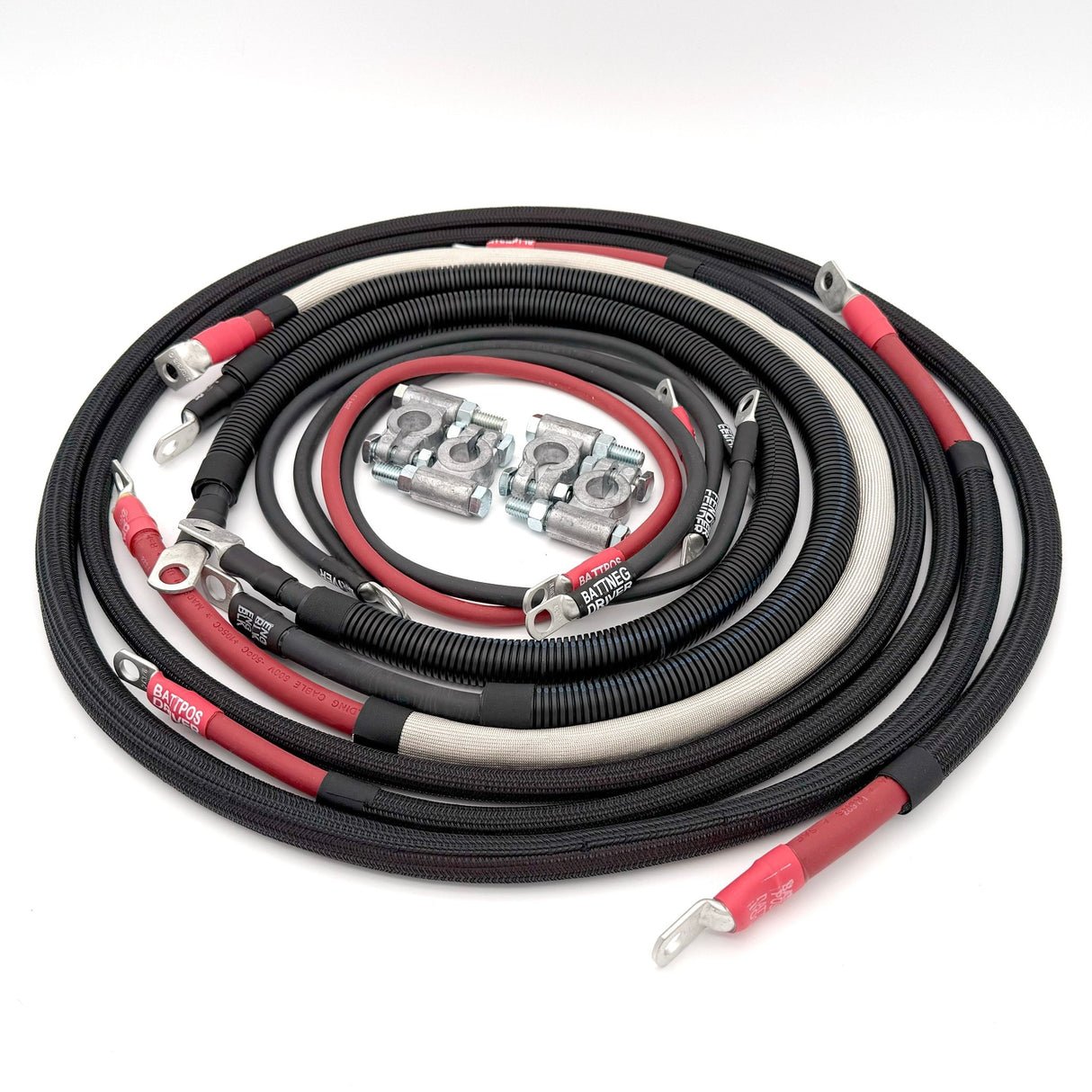 Dodge Cummins Diesel - 3rd Gen Battery Cable Kit (2003-2009) - Xtrusion Overland