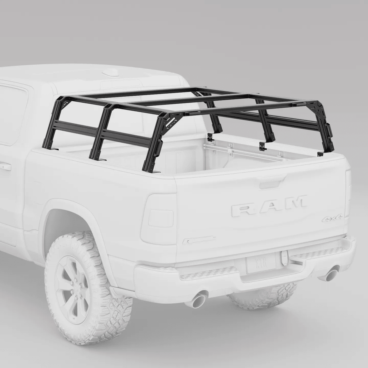 Dodge Ram 2500/3500 HD Custom Height XTR3 Bed Rack (Tapered Bed) - Xtrusion Overland