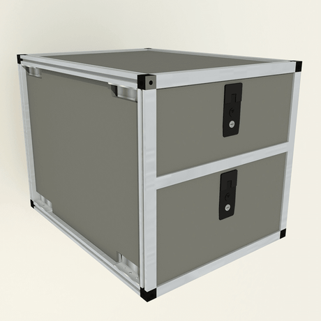 Double Drawer Module - 18 3/16" Wide x 25" Depth - Xtrusion Overland