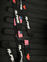 Double Eagle Straps - Alpine Flag Black (single strap) - Xtrusion Overland