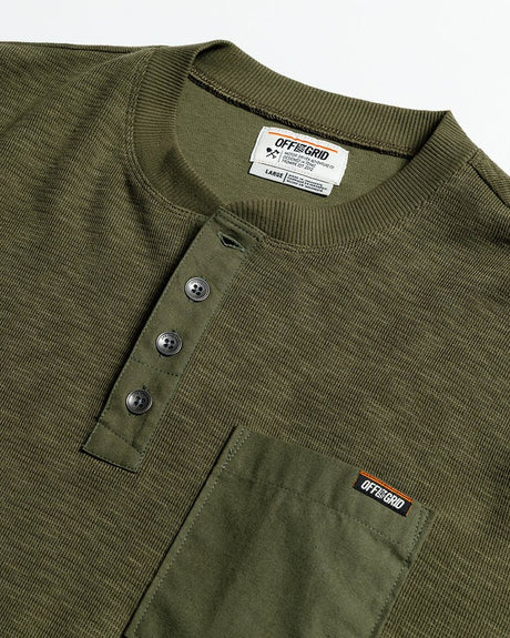 Draper Henley - Dark Olive - Xtrusion Overland
