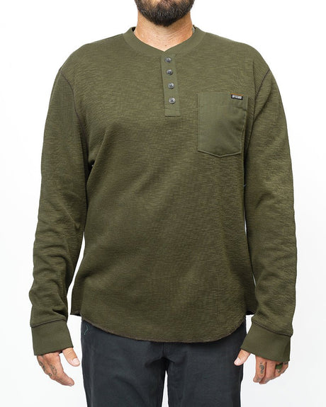Draper Henley - Dark Olive - Xtrusion Overland