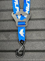Dual Y Fuel Jug Strap - Blue - Xtrusion Overland