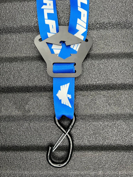 Dual Y Fuel Jug Strap - Blue - Xtrusion Overland
