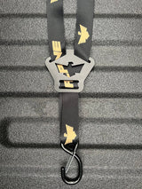 Dual Y Fuel Jug Strap - Gold and Black - Xtrusion Overland