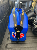 Dual Y Fuel Jug Strap - Gold and Black - Xtrusion Overland