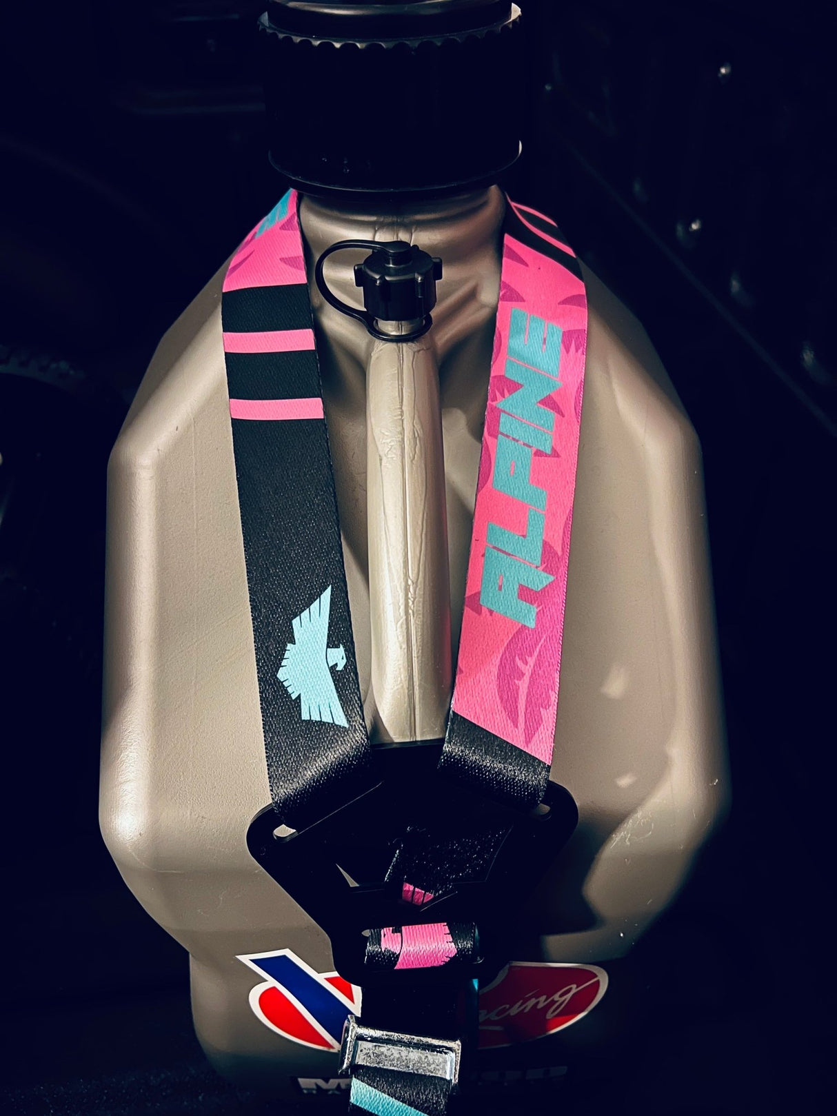 Dual Y Fuel Jug Strap - Miami Nights - Xtrusion Overland
