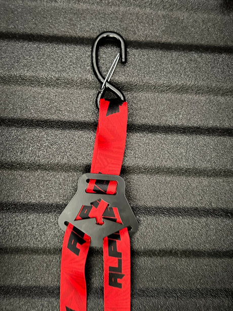 Dual Y Fuel Jug Strap - Red Dazzle - Xtrusion Overland