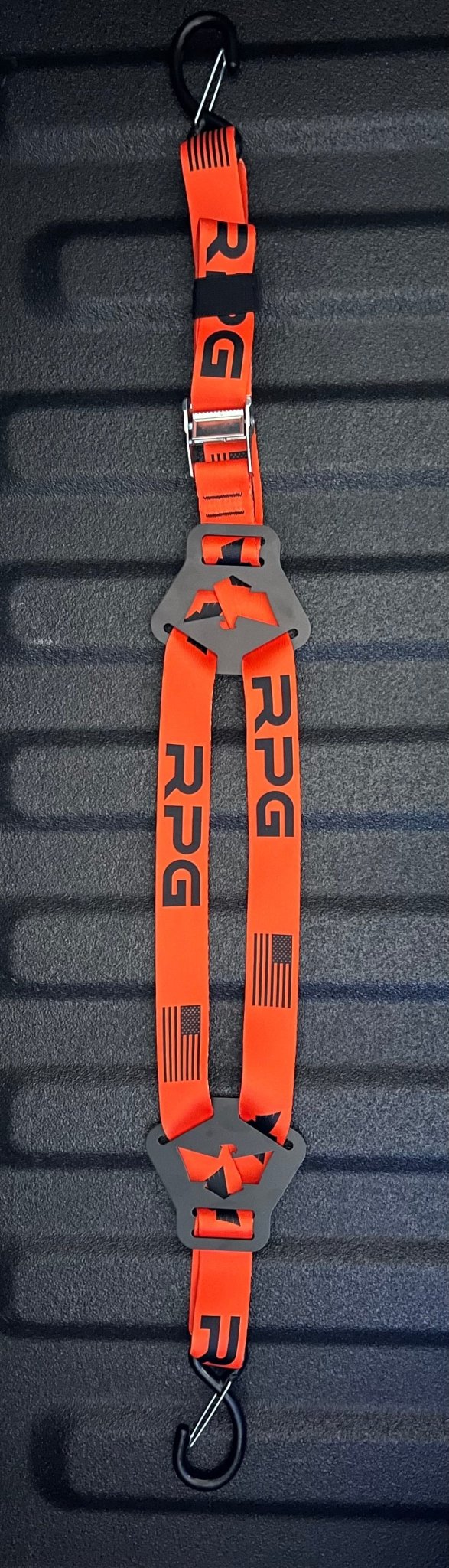 Dual Y Fuel Jug Strap - RPG X ALPINE Orange - Xtrusion Overland