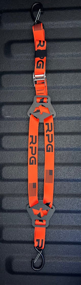 Dual Y Fuel Jug Strap - RPG X ALPINE Orange - Xtrusion Overland