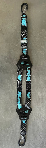 Dual Y Fuel Jug Strap - Teal Topo - Xtrusion Overland