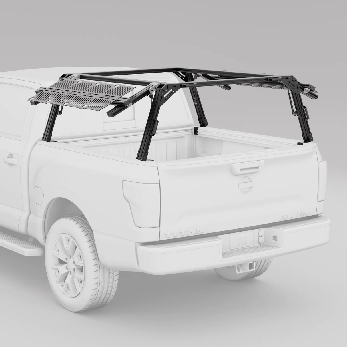 XTR1 Bed Rack for Nissan Titan – View 9 | Xtrusion Overland