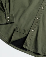 Earl Denim Shirt - Dusty Olive - Xtrusion Overland