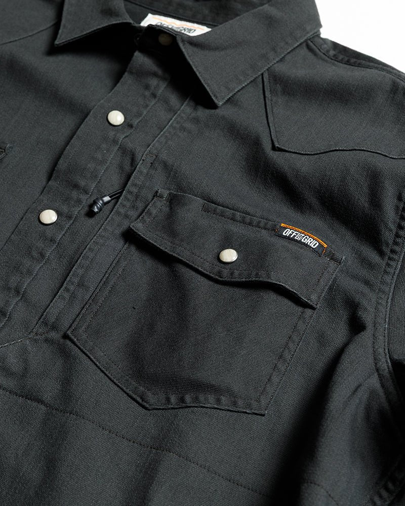 Earl Denim Shirt - Vintage Black - Xtrusion Overland
