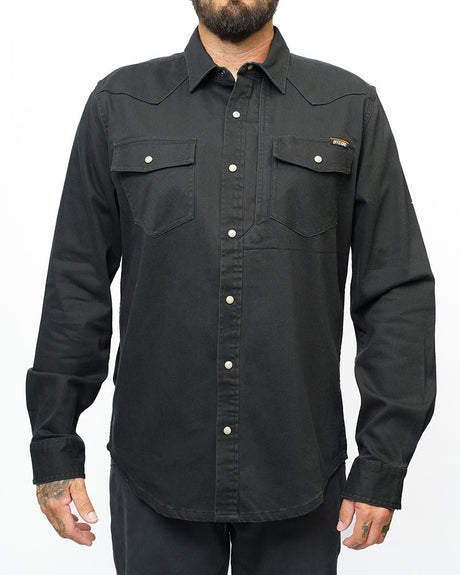 Earl Denim Shirt - Vintage Black - Xtrusion Overland
