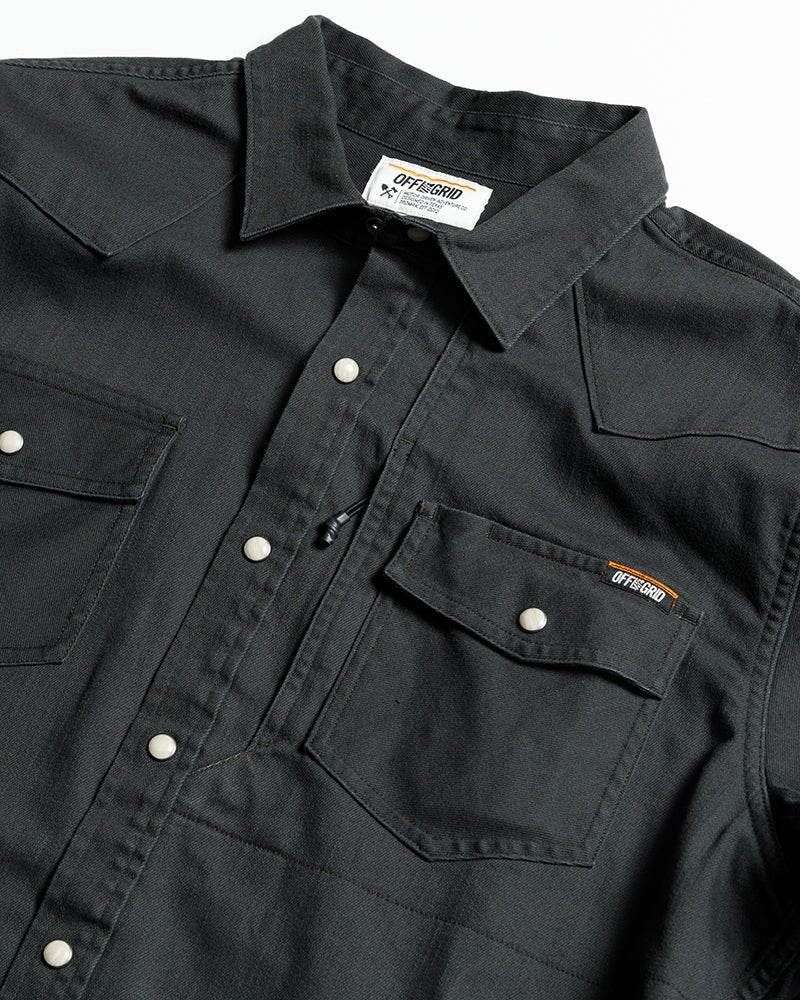 Earl Denim Shirt - Vintage Black - Xtrusion Overland