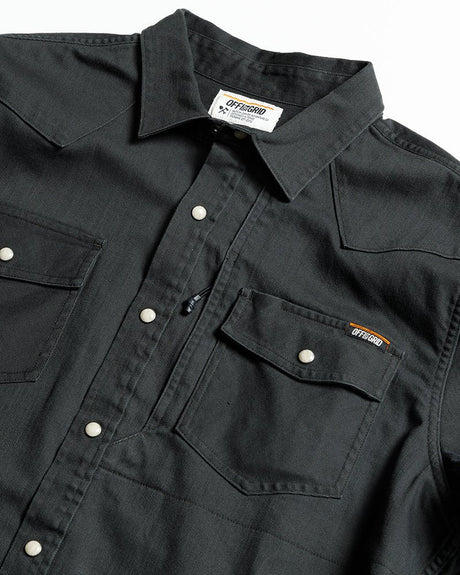 Earl Denim Shirt - Vintage Black - Xtrusion Overland