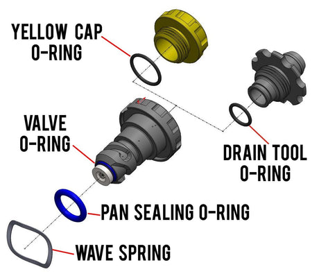EASY OIL DRAIN REPLACEMENT PARTS FOR FORD - Xtrusion Overland