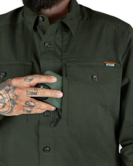 Echo Bravo LS Shirt - Army - Xtrusion Overland