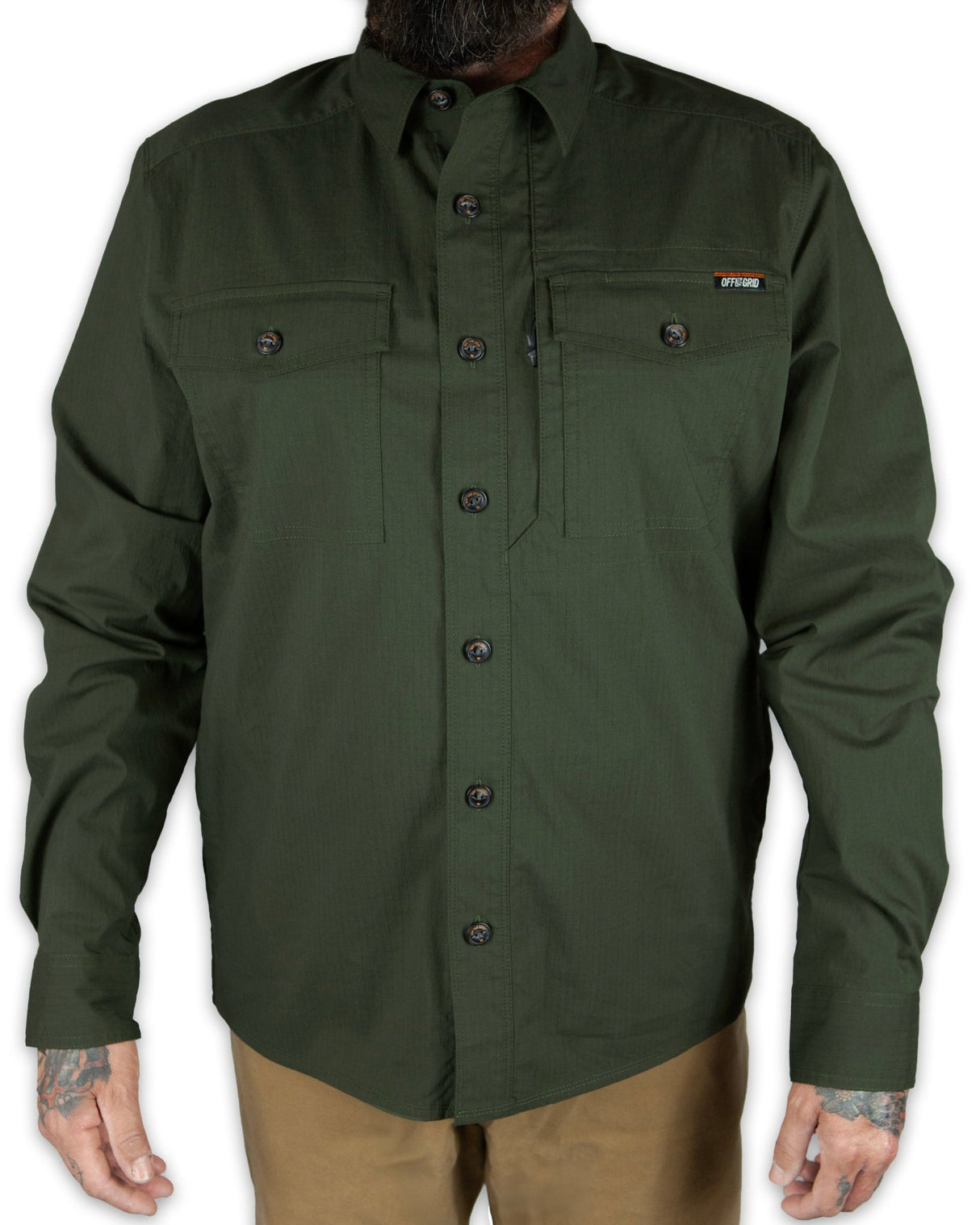 Echo Bravo LS Shirt - Army - Xtrusion Overland