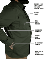 Echo Bravo LS Shirt - Army - Xtrusion Overland