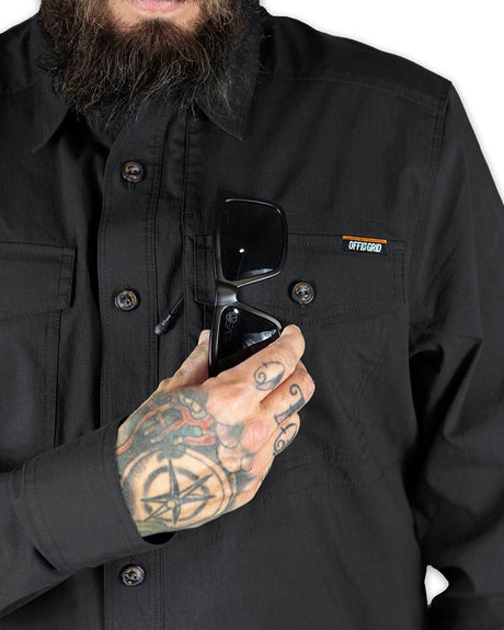 Echo Bravo LS Shirt - Vintage Black - Xtrusion Overland