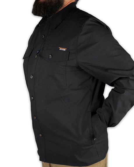 Echo Bravo LS Shirt - Vintage Black - Xtrusion Overland
