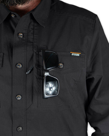 Echo Bravo LS Shirt - Vintage Black - Xtrusion Overland