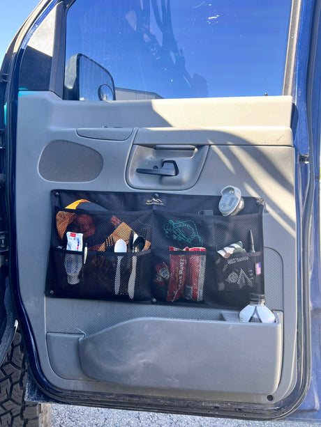 Econoline Door Organizers - Driver - Passenger - Xtrusion Overland