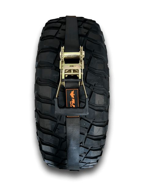 Essentials Collection - Black Tire Tie Down - Xtrusion Overland