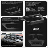 Expedition Essentials Dash Mount With Dual Phone Holders, GoPro and CB Mic Holders | 2021-2025 Ford Bronco & Bronco Raptor (Non-Sport) - Xtrusion Overland