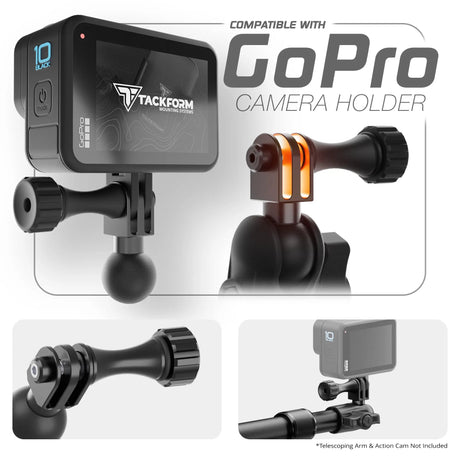 Expedition Essentials Dash Mount With Dual Phone Holders, GoPro and CB Mic Holders | 2021-2025 Ford Bronco & Bronco Raptor (Non-Sport) - Xtrusion Overland