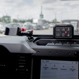 Expedition Essentials Dash Mount With Dual Phone Holders, GoPro and CB Mic Holders | 2021-2025 Ford Bronco & Bronco Raptor (Non-Sport) - Xtrusion Overland