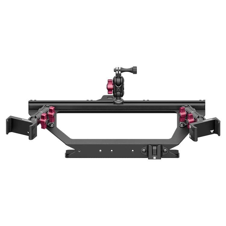 Expedition Essentials Dash Mount With Dual Phone Holders, GoPro and CB Mic Holders | 2021-2025 Ford Bronco & Bronco Raptor (Non-Sport) - Xtrusion Overland