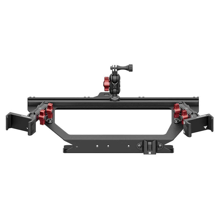 Expedition Essentials Dash Mount With Dual Phone Holders, GoPro and CB Mic Holders | 2021-2025 Ford Bronco & Bronco Raptor (Non-Sport) - Xtrusion Overland