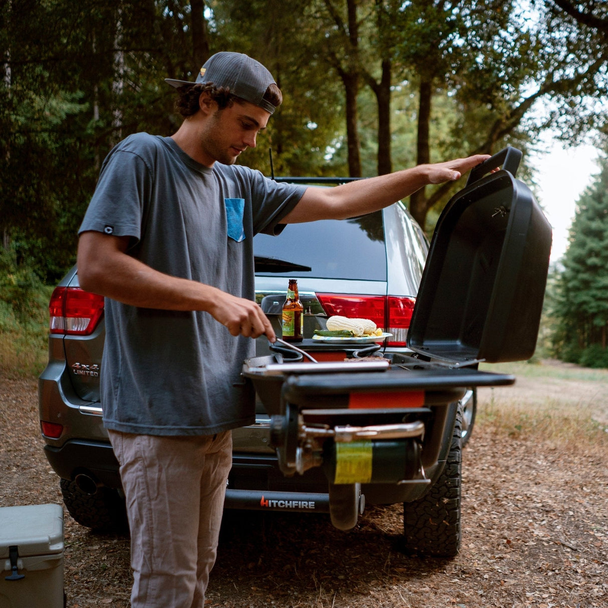 F-20 Hitch Mounted Propane Grill - Xtrusion Overland