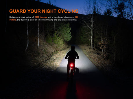 Fenix BC28R Smart Head & Tail Bike Light Combo - Xtrusion Overland