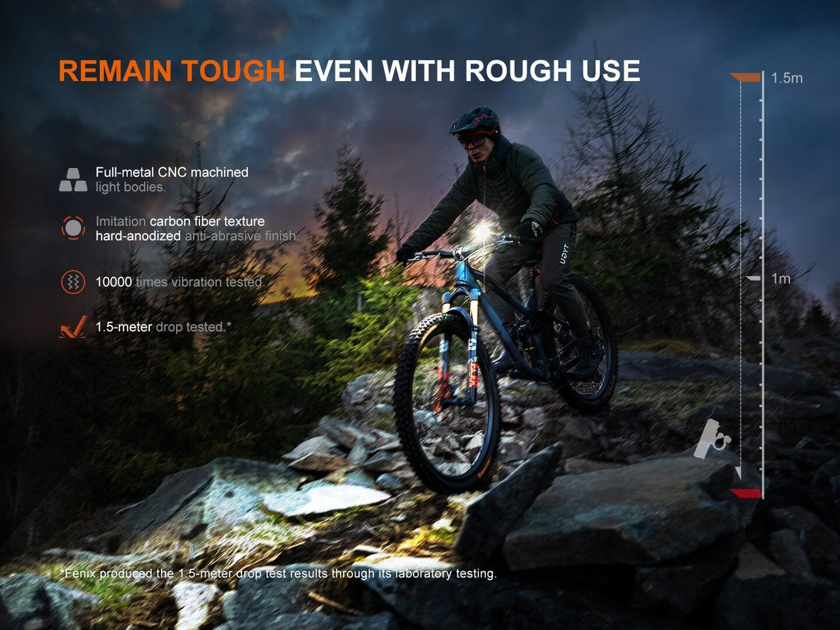 Fenix BC28R Smart Head & Tail Bike Light Combo - Xtrusion Overland