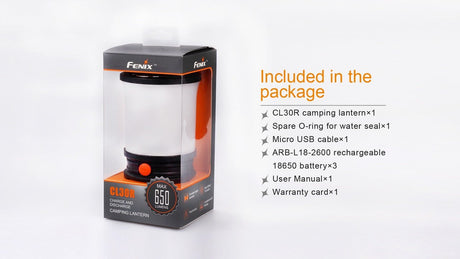 Fenix CL30R LED Camping Lantern - Xtrusion Overland