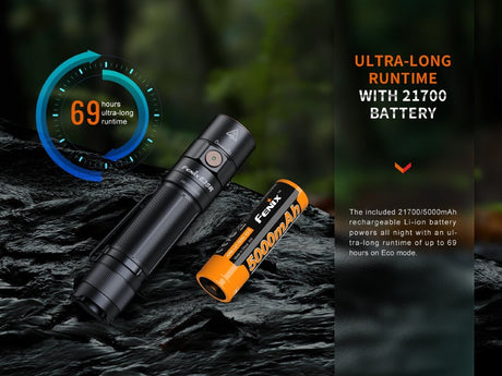 Fenix E35R High-Performance Rechargeable LED Flashlight - Xtrusion Overland