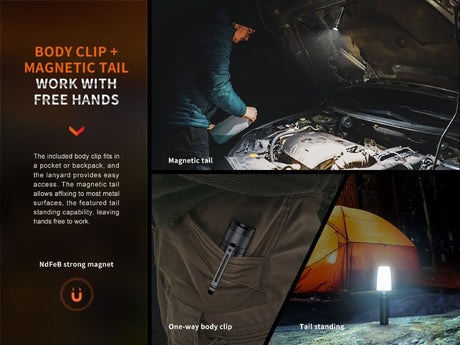 Fenix E35R High-Performance Rechargeable LED Flashlight - Xtrusion Overland