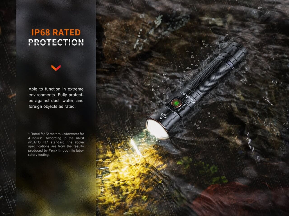 Fenix E35R High-Performance Rechargeable LED Flashlight - Xtrusion Overland