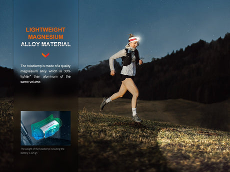 Fenix HM62-T Lightweight Trail Running Headlamp - Xtrusion Overland