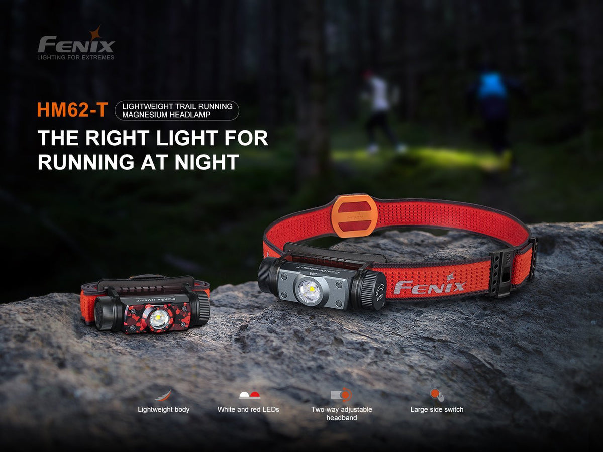 Fenix HM62-T Lightweight Trail Running Headlamp - Xtrusion Overland