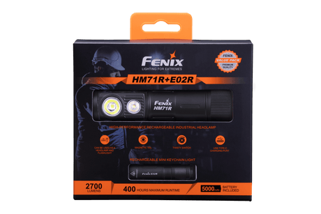 Fenix HM71R Rechargeable Industrial LED Headlamp - Xtrusion Overland