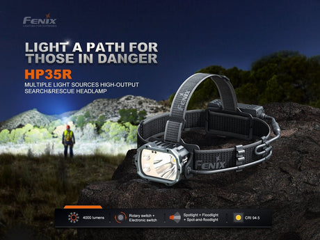 Fenix HP35R Search and Rescue Headlamp - Xtrusion Overland