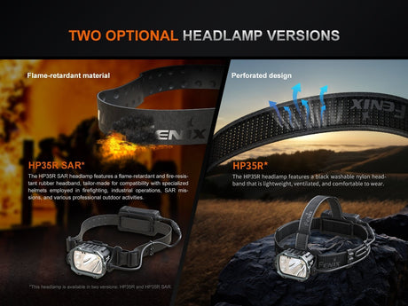 Fenix HP35R Search and Rescue Headlamp - Xtrusion Overland