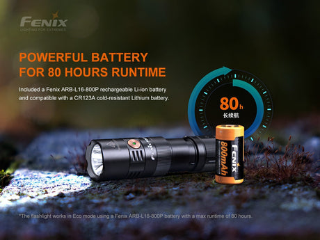 Fenix PD25R Rechargeable LED Flashlight - Xtrusion Overland
